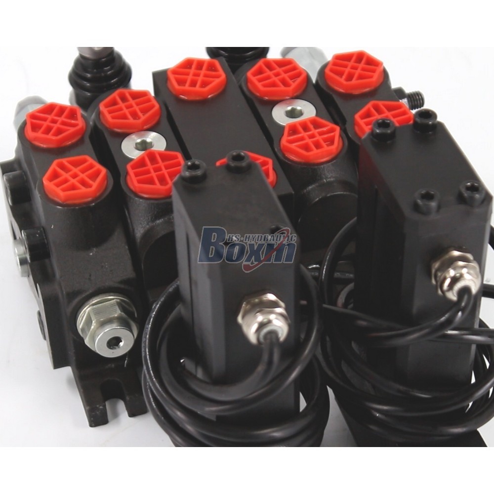 Large Scale Production DCV60 Electric Motor 2 Spool Sectional Valve detail image